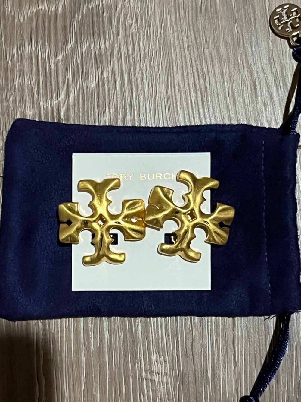 Tory Burch Roxanne Clip On Logo Earrings